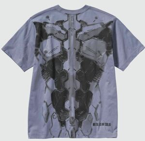 送料無料 メタルギアソリッドライジング　雷電　グレー　灰色　 Tシャツ XXLサイズ METALGEARSOLID UT ユニクロ