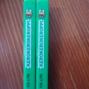 サンリオ けろけろけろっぴ/ケロッピ プラスチック製ハシ＆ケース/箸/箱：ホワイト/1990年製の画像4