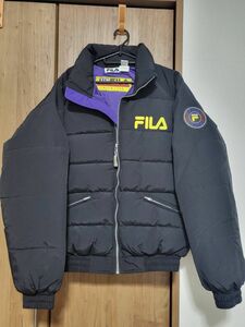 【美品】90’s FILA ダウンジャケット 黒 ブラック S 太田晴也 希少