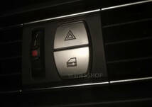 新品即納 BMW ハザード ドアロック スイッチ ボタン カバー グッズ 2個セット 内装 カスタム パーツ F10 F11 520 523d 530 540_画像3