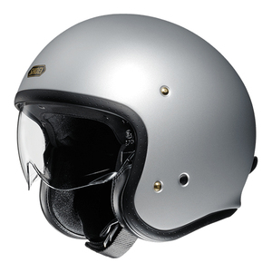 shoei J・O matte light silver helmet(ショウエイ ジェイ・オー マットライトシルバー バイク用ヘルメット)M(57-58cm)