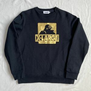 X-LARGE XLarge sweat sweatshirt black M gold Gold black 