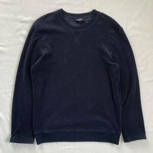 A.P.C. アーペーセー 前Vガゼット スウェット トレーナー S黒 パイル