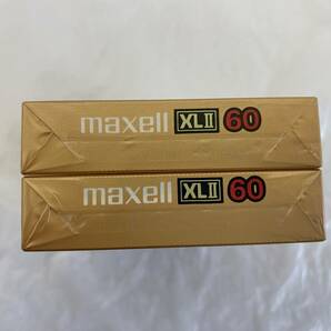 【新品未開封】 maxell マクセル XLⅡ XL2 60 60分 2本セット ハイポジション TYPEⅡ カセットテープ 日立マクセル 昭和レトロ 1の画像5