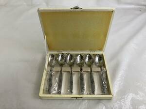 YAMACO AZUMA(azuma) tea spoon 6 pcs set / stainless steel [ unused storage goods ]