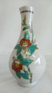 九谷焼 武腰潤 色絵 徳利 骨董 古美術 古物 酒器 花瓶 花器 花入 花生 一輪挿し フラワーベース