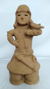 埴輪 はにわ オブジェ 置物 インテリア 土器 人形 焼き物 ガーデニング 土偶 骨董