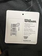 ☆ 送料無料 ☆ 新品 即決 WILSON ウィルソン ボストンバックWSG-102BB BLACK ブラック ☆ golf ゴルフ テニス 旅行 遠征 ダッフルバッグ _画像10