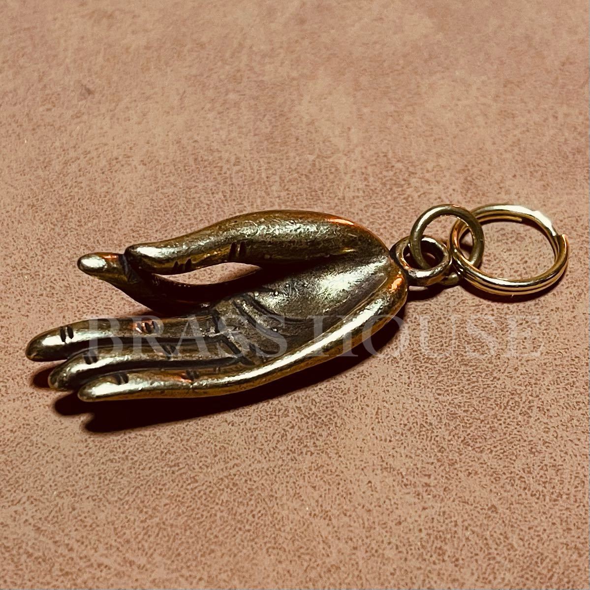 C8 Amitabha Tathagata Kannon Bodhisattva Keychain (Raikoin) Inso Brass Key Ring Necklace Buddha Kannon Buddha Statue Buddhism God Amulet Pendant, miscellaneous goods, key ring, handmade