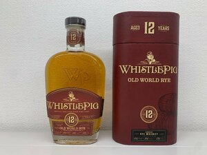 【未開栓】WhistlePig ホイッスルピッグ 12年 オールド ワールド ライ ウイスキー 700ml 43% 箱付