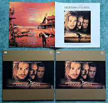 美品 Hi-Vision MUSE Laserdisc LD Legends of the Fall HVMC-21588 ハイビジョン レーザーディスク HiVision レジェンド・オブ・フォール_画像5