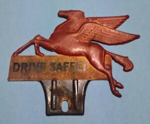 LICENSE PLATE TOPPER ライセンスプレートトッパー オリジナル フライング モービルMobil Pegasus ペガサス ボム ローライダー