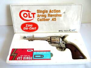 ●【ト足】COLT MFG TOKYO CMC SINGLE ACTION ARMY 45 SMG刻印入り 箱付き シングル アクションアーミー モデルガン CA027ZZG66