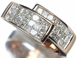 MZ10621SSS【1円～】新品【RK宝石】《Diamond》豪華絢爛!! 極上ダイヤモンド 総計1.00ct!! K18ピンクゴールド 高級リング ダイヤ