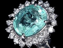 IML10879S【1円～】新品【RK宝石】≪Paraiba≫ 希少宝石 極上パライバトルマリン 特大2.35ct 極上ダイヤモンド Pt900 超高級リング ダイヤ_画像2