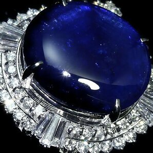 IML10878S【1円～】新品【RK宝石】≪Sapphire≫ 豪華! 天然サファイア 超特大14.689ct! 極上ダイヤモンド 1.2ct Pt900 超高級リング ダイヤの画像3