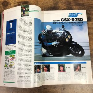 【バイク雑誌　1988.6発行】モーターサイクリスト　1980年代バイク雑誌