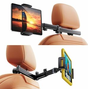 新品 タブレットホルダー ヘッドレスト 車載ホルダー 伸縮アーム iPad