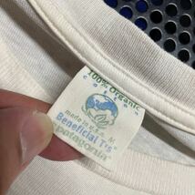 90s USA製 パタゴニア patagonia 長袖 プリントTシャツ 白 ホワイト ビンテージ vintage Mサイズ 色変色してます（洗濯済み 穴多数あり_画像2