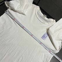 90s USA製 パタゴニア patagonia 長袖 プリントTシャツ 白 ホワイト ビンテージ vintage Mサイズ 色変色してます（洗濯済み 穴多数あり_画像9