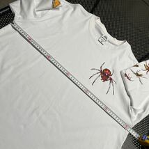 NIKE ナイキ ACG 蜘蛛 クモ 長袖 プリントTシャツ 白 ホワイト XXLサイズ スパイダー 昆虫 虫 蝶 てんとう虫 バッタ 蛾 蜂 蟻 トンボ セミ_画像7