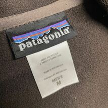 2008年 パタゴニア patagonia ヘリンボーン フルジップ パーカー フーディ チェック Mサイズ 裏地フリース 内側のプラ劣化で欠けてます_画像2