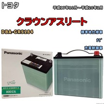 国産 バッテリー パナソニック circla(サークラ) トヨタ クラウンアスリート DBA-GRS184 平成17年10月～平成20年2月 N-80D23LCR_画像1