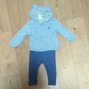 babygap　クマ耳パーカー　レギンス　セット　6-12M　70cm