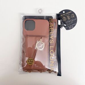新品未使用　【iPhone14 Plus ケース】Clutch Ring Case (gray pink)