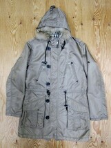 ★バーバリーブラックレーベル BURBERRY★メンズ N-3Bモチーフ ラクーンファーフーディジップコート★R60204001B_画像2