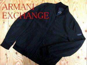 ★アルマーニエクスチェンジ ARMANI★メンズ ワンポイントワッペン パディングジップジャケット★R60204016A