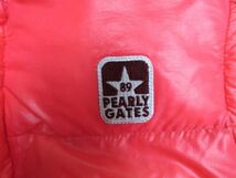 ★PEARLY GATES パーリーゲイツ★レディース ロゴプリント入り ダウンベスト★R60211029A_画像10