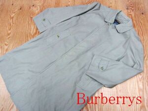 ★バーバリー Burberry★メンズ 裏ノバチェック ステンカラーコート ベージュ 88-160★R60225010B