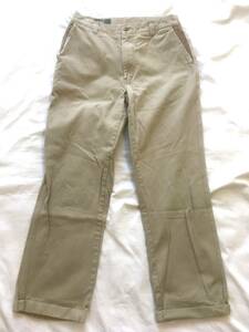 Orvis USA レザー切り替えパンツ３４