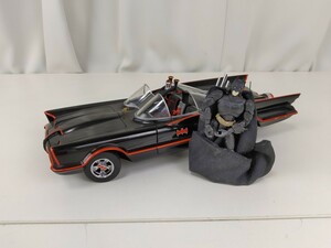 HOT WHEELS 1/18 BATMOBILE/バットマン フィギュア セット バットモービル 1966 インテリア