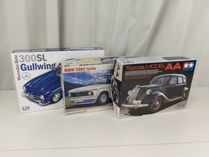 プラモデル 1/24 メルセデス 300 ガルウイング/BMW 2002 ターボ/トヨダ AA型 イタレリ ハセガワ タミヤ