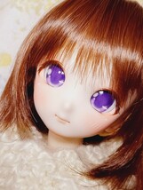 ＊＊DDH-10カスタムヘッド(セミホワイト肌)+ドールアイ_画像6