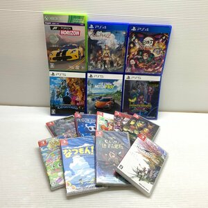 MIN【現状渡し品】 MSMG Switch/PS4/PS5/XBOX360 ゲームソフトまとめ売り 〈29-240214-YF-9-MIN〉