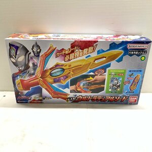 MIN【現状渡し品】 MSMO DX ウルトラマン デユアルソード カード欠品 ウルトラマンデッカー 開封品 〈44-240229-MK-18-MIN〉