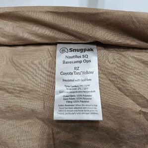 【TAG・現状品】Snugpak(スナグパック) ノーチラススクエア Wild1別注カラー 128-240206-KY-06-TAGの画像8