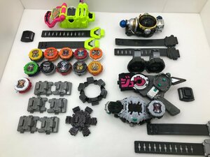 【TAG・現状品】(1)★まとめ売り ★仮面ライダー ベルト・武器セット ★通電のみ確認 ★エグゼイド/ジオウ等　042-240208-YK-10-TAG