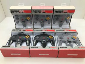 【TAG・未開封】☆TEKNOGAME Classic Controller Nintedo64 コントローラー 6個セット 訳あり☆24-240131-SS-08-TAG