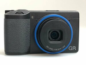 H【現状品】 リコー RICOH GR III 3 コンパクト デジタルカメラ 箱・レザーケース付き 背面ダイアル不具合あり 〈94-240206-1SS-3-HOU〉