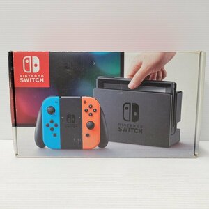 IZU【ジャンク品】 Nintendo Switch ニンテンドースイッチ 本体 ネオンブルー ネオンレッド 〈034-240206-AS-13-IZU〉