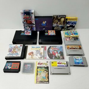 IZU【現状渡し品】 ゲームソフト まとめ売り スーパーファミコン/64/PS/ゲームキューブ 他 いろいろ 〈023-240210-AS-28-IZU〉