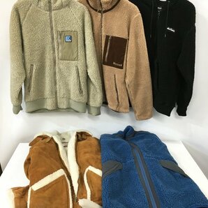 TEI 【現状渡し品】 フリースジャケット５点まとめ WOOL RICH HELLY HANSEN WILD THINGS MARMOT 他 USED 〈144-240216-MA-12-TEI〉の画像1