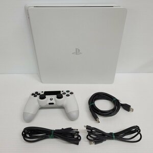 IZU【ジャンク品】 PlayStation4 プレイステーション4 PS4 本体 CUH-2100 グレイシャー・ホワイト ※箱無し 〈033-240216-AS-12-IZU〉