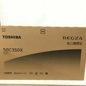 TEI 【未使用品】 TOSHIBA REGZA 4K 50V型液晶テレビ 50C350X 東芝 未開封 〈91-240222-AT-1-TEI〉