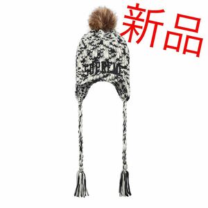 22FW 新品 レア Supreme New Era Toboggan Beanie シュプリーム ドボガン ビーニー ニット帽 ニット キャップ black ブラック