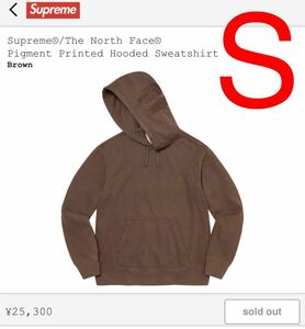 新品 Supreme The North Face Pigment Printed Hooded Sweatshirt シュプリーム ノースフェイス ピグメント プリント スウェット パーカー